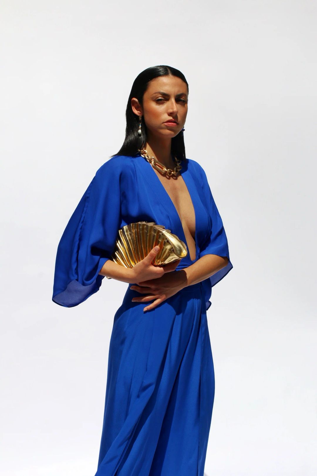 Kimono wrap top and pants set #2