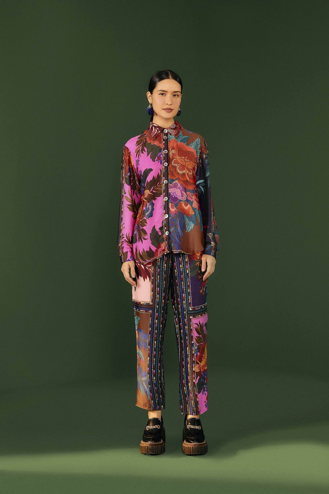 Flower Scarves Lenzing™ Ecovero™ Viscose Shirt #2