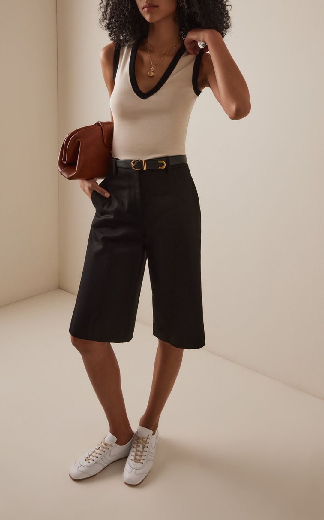 Exclusive Riviera Dewi Cotton Tank Top off-white #2