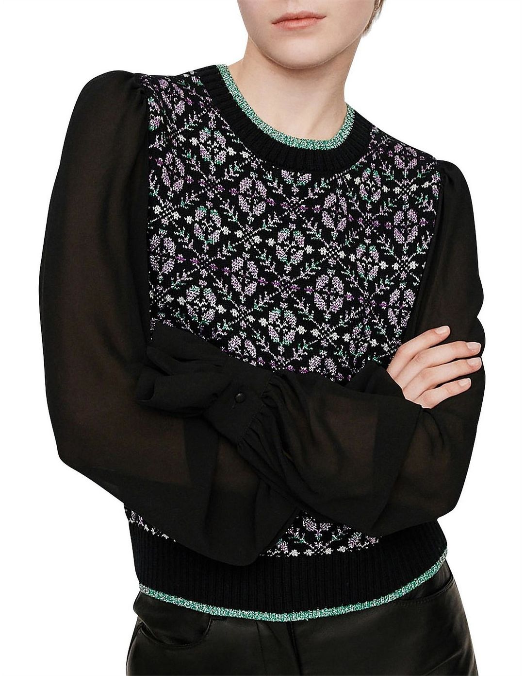 Geometric pullover sweater  #2