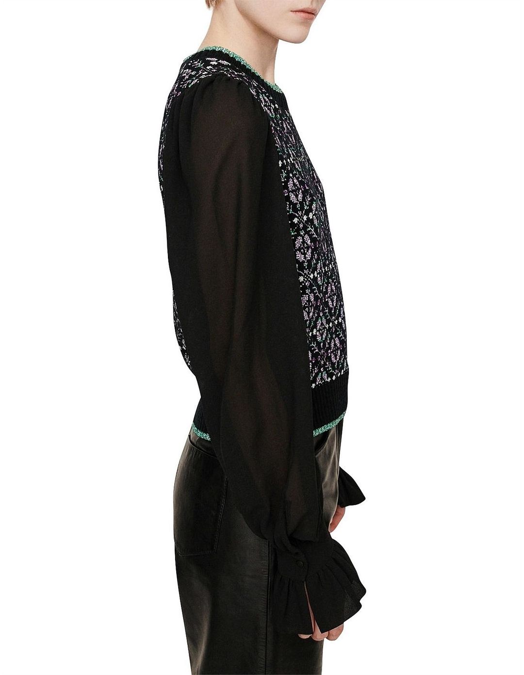 Geometric pullover sweater  #5