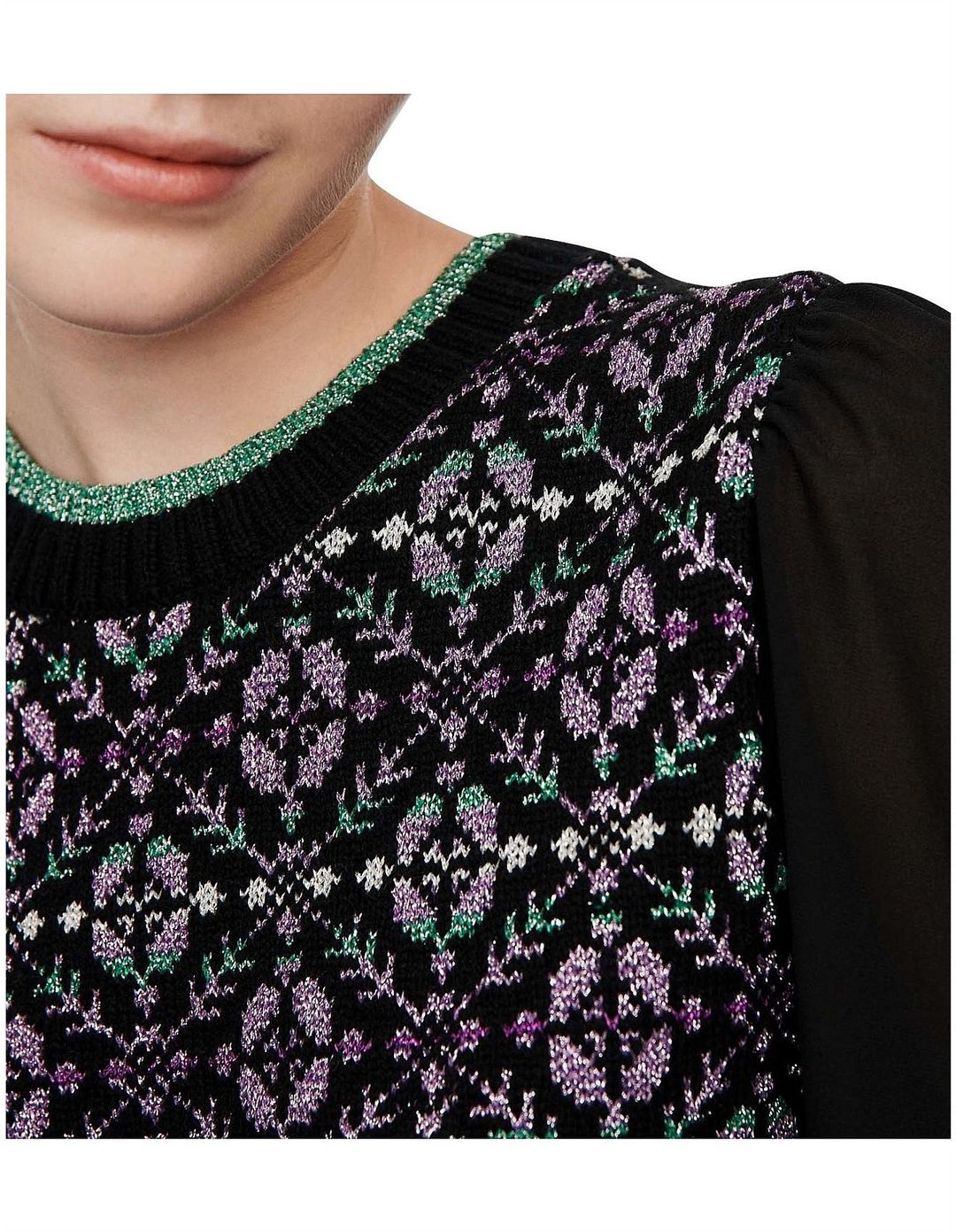 Geometric pullover sweater  #6