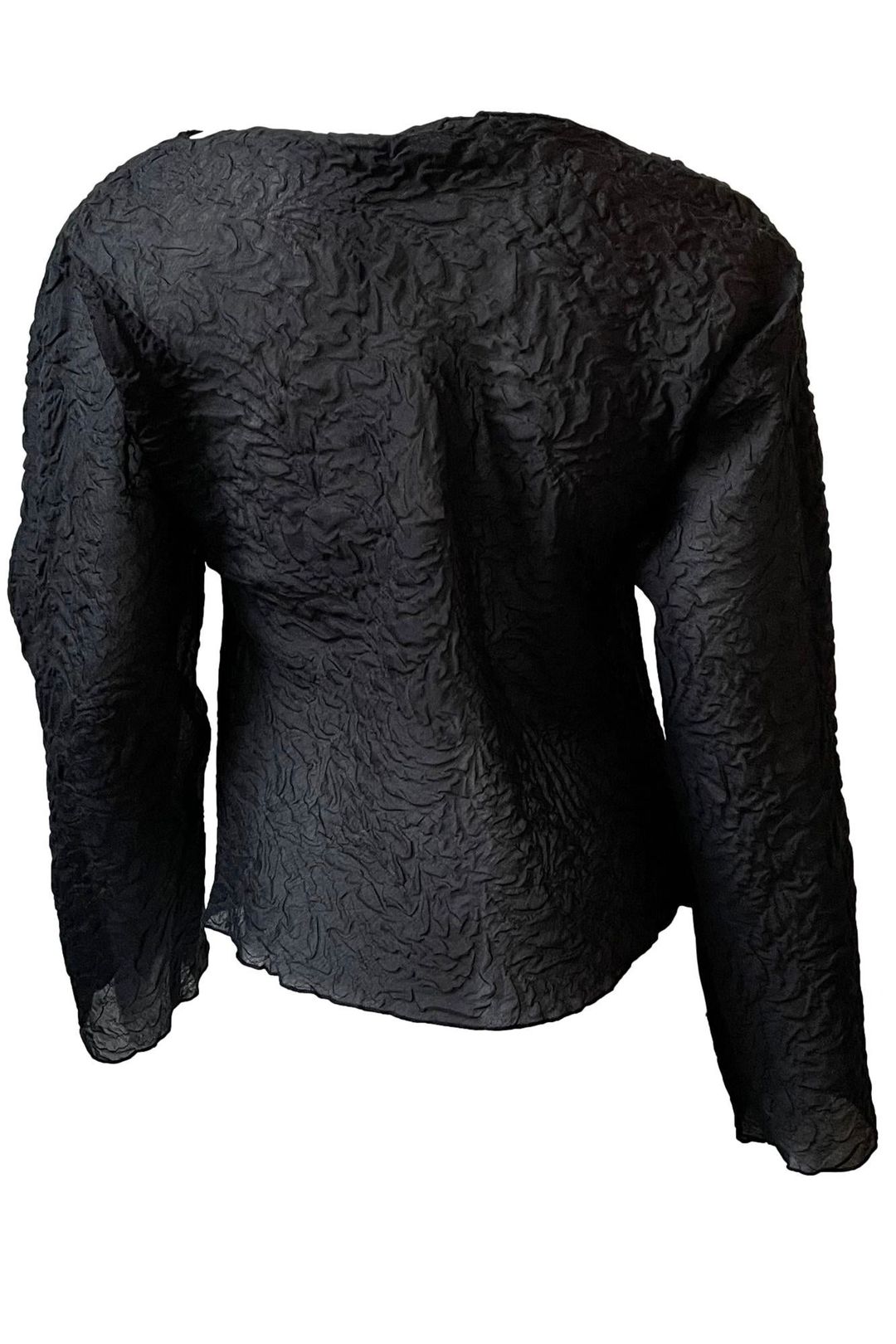 Organic Shaped Top In Black #4