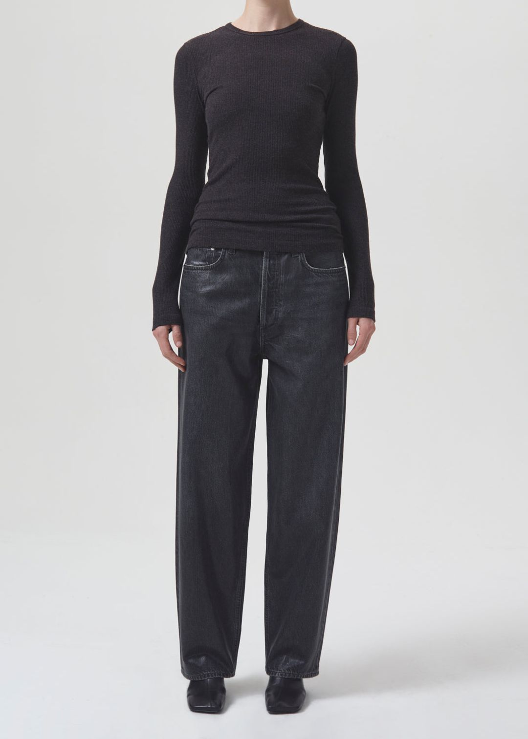 Delphi Slim Tee in Pasha