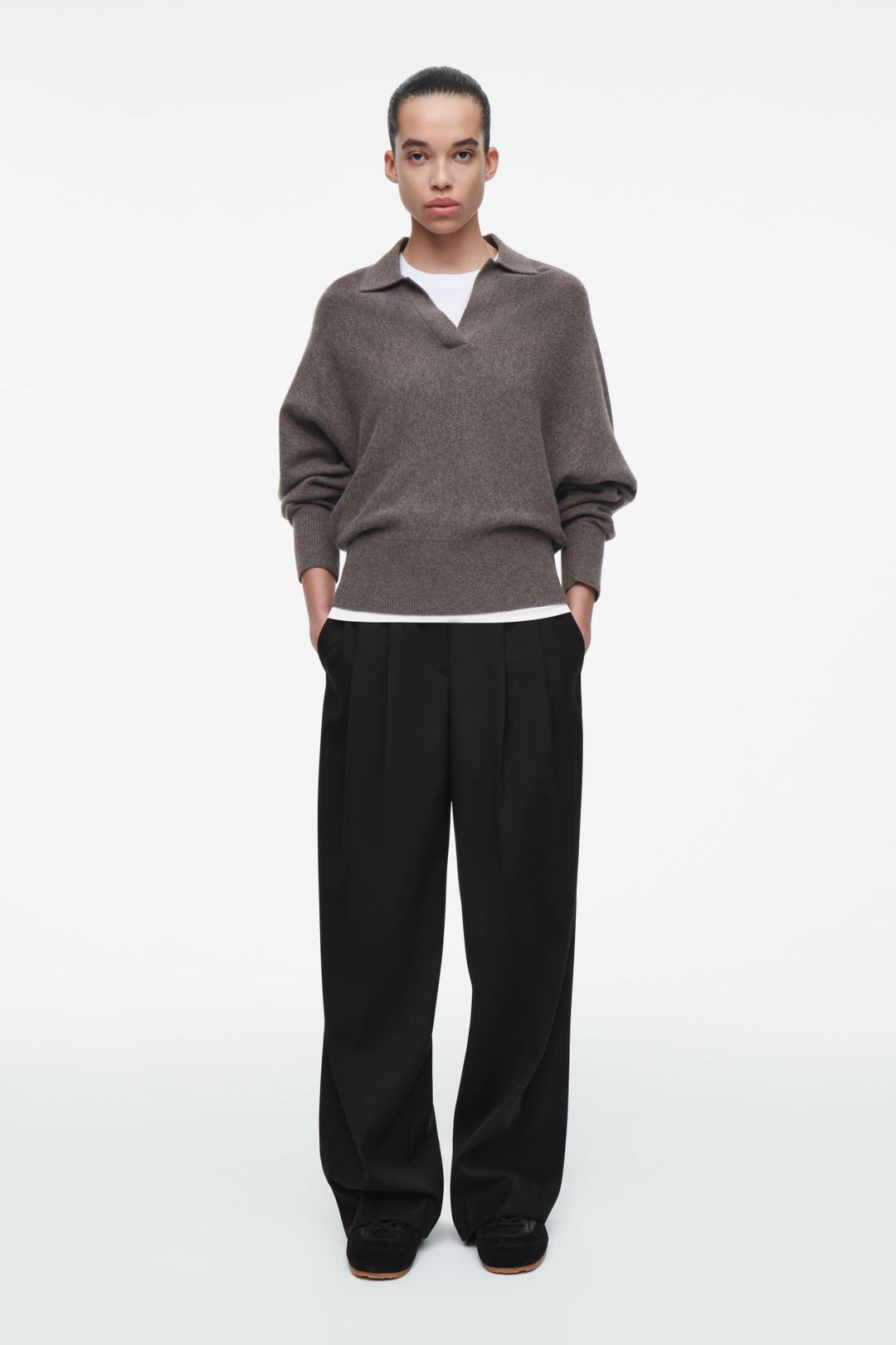 MINIMAL SUEDE TRAINERS