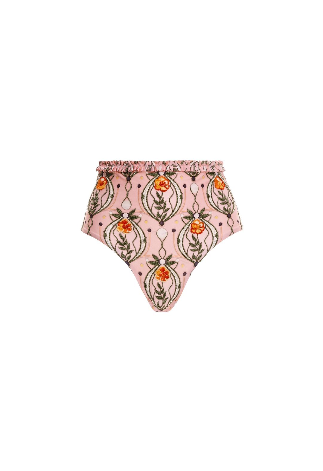 Nopal Lunar Hand-Embroidered Bikini Bottom #4