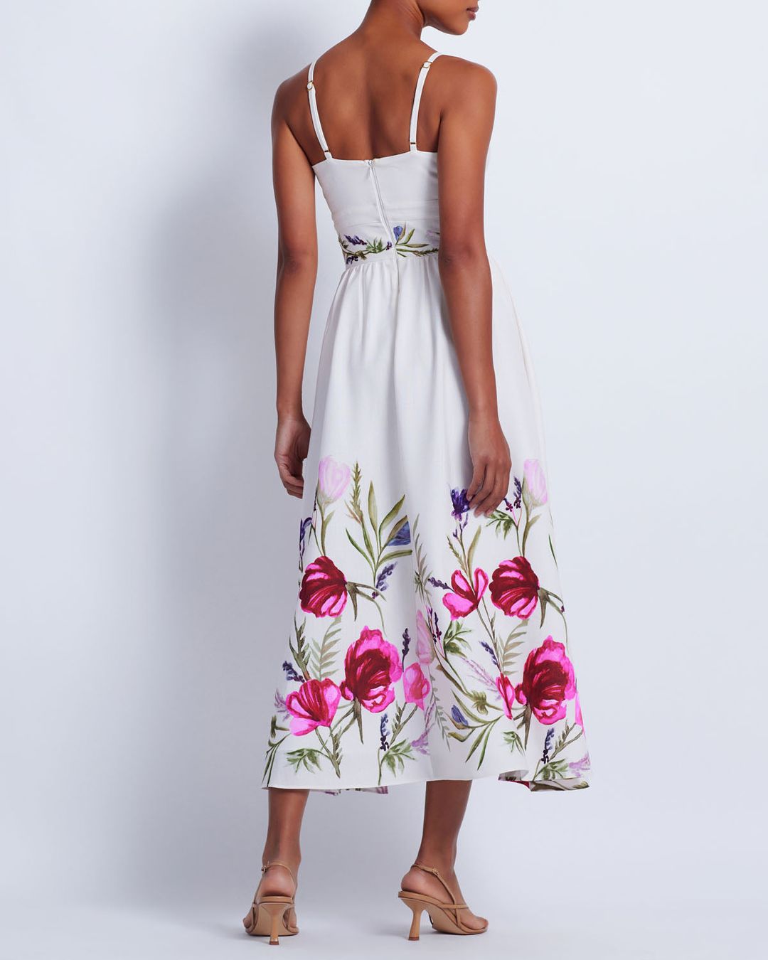 Viera V-Neck Midi Dress #5