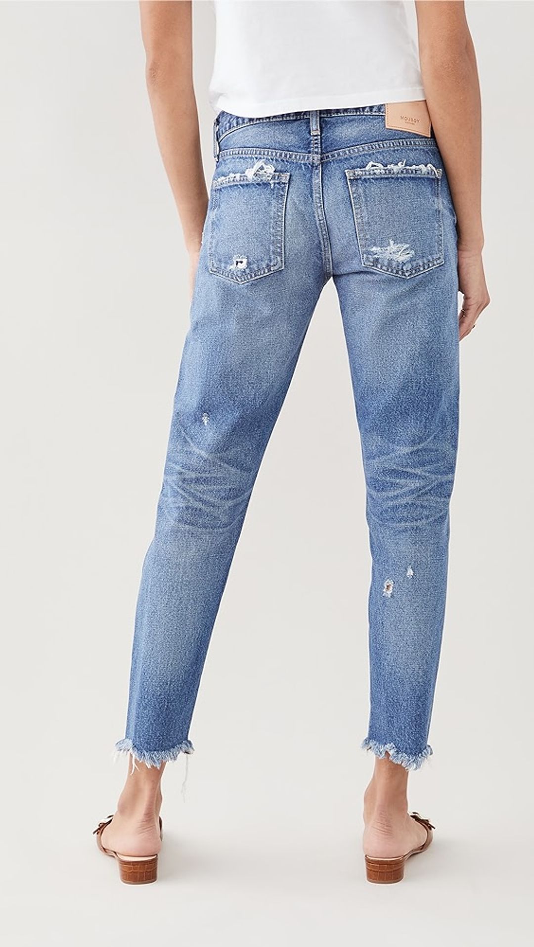 Keller Distressed Tapered Jeans