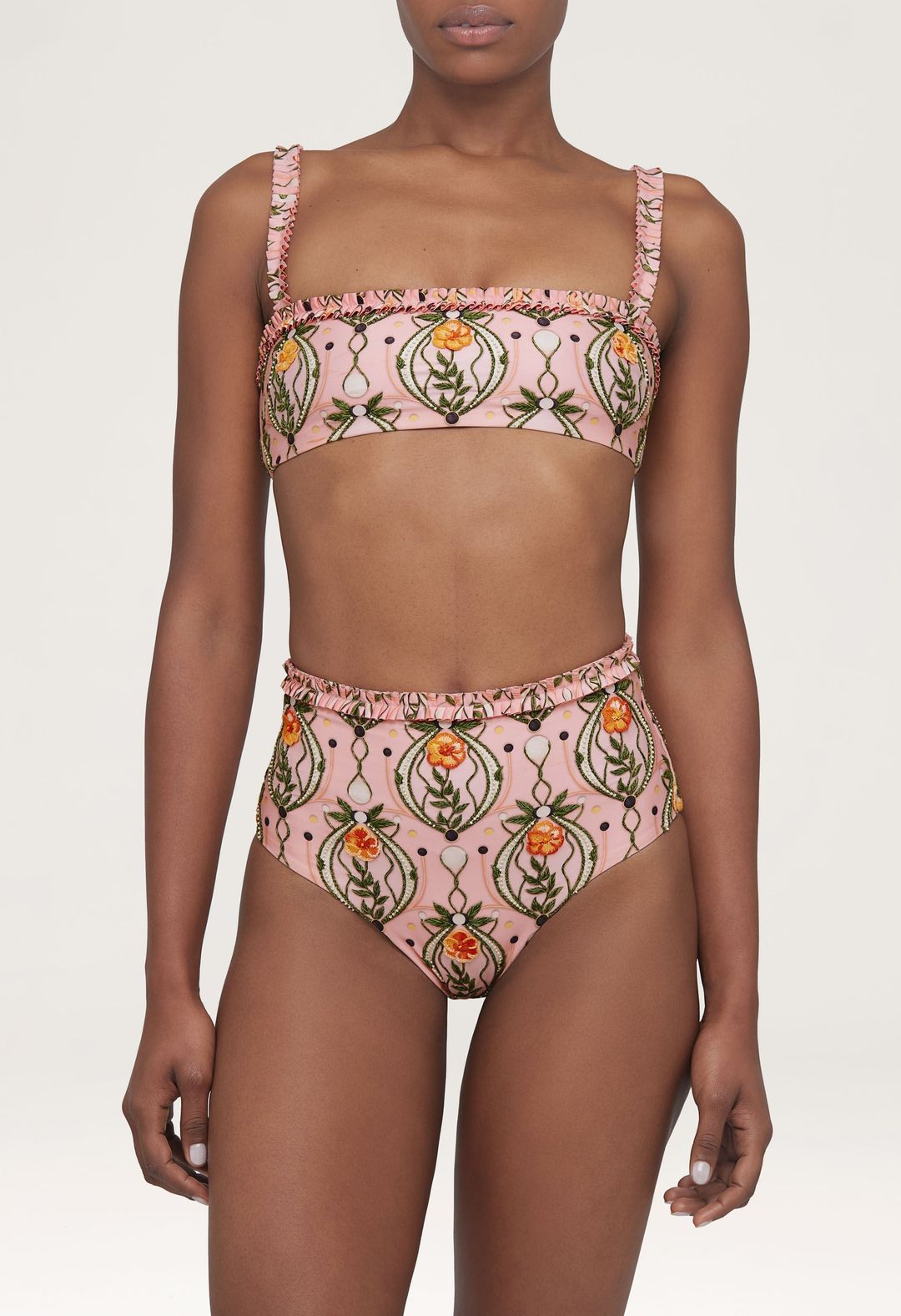 Nopal Lunar Hand-Embroidered Bikini Bottom #3