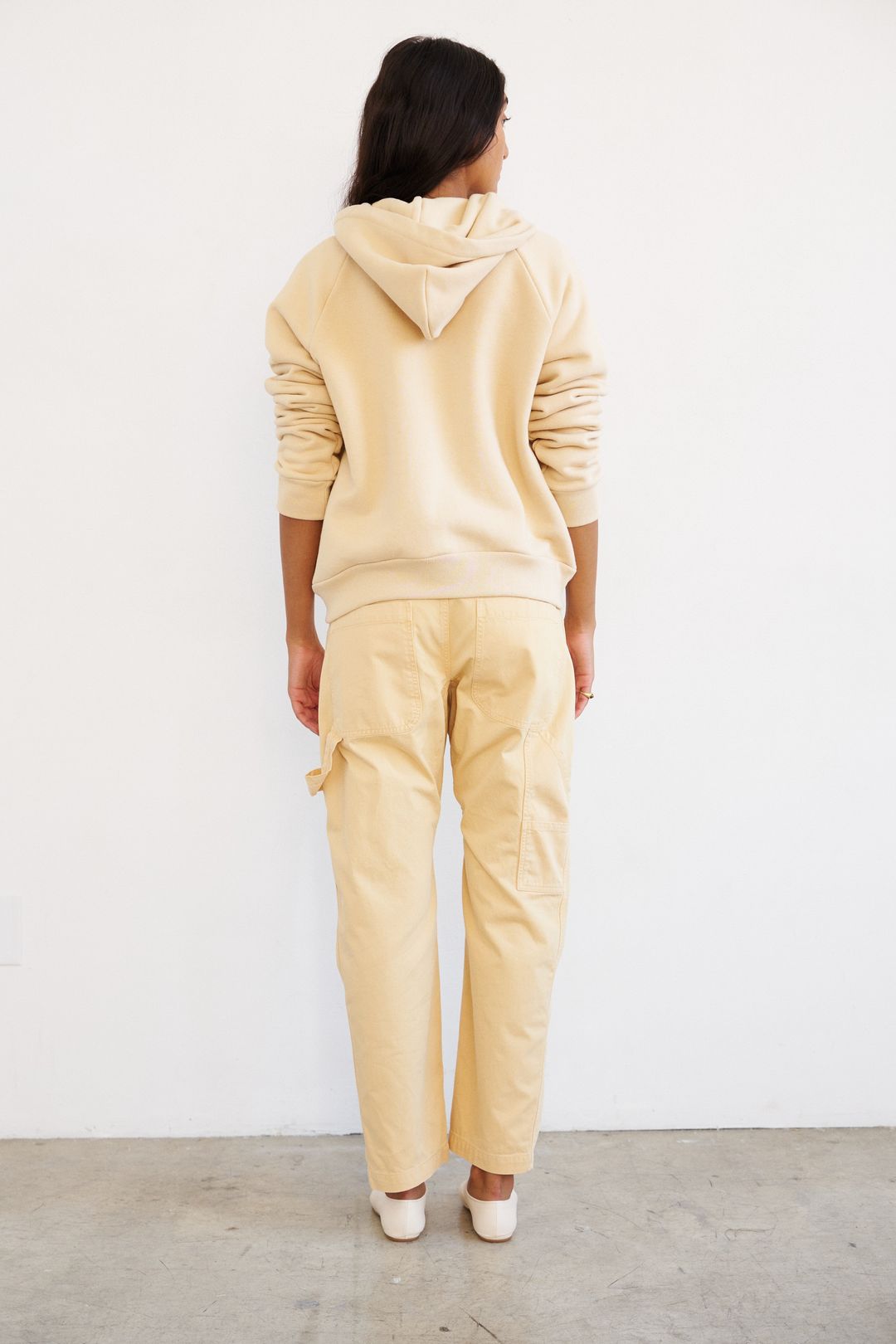 The Bird Hoodie in Butter #10
