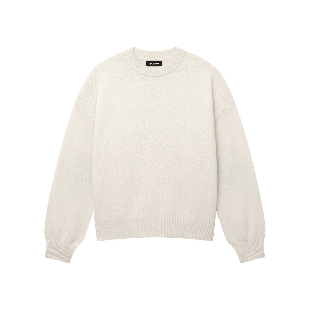 Cashmere Snowflake Crewneck Sweater #11