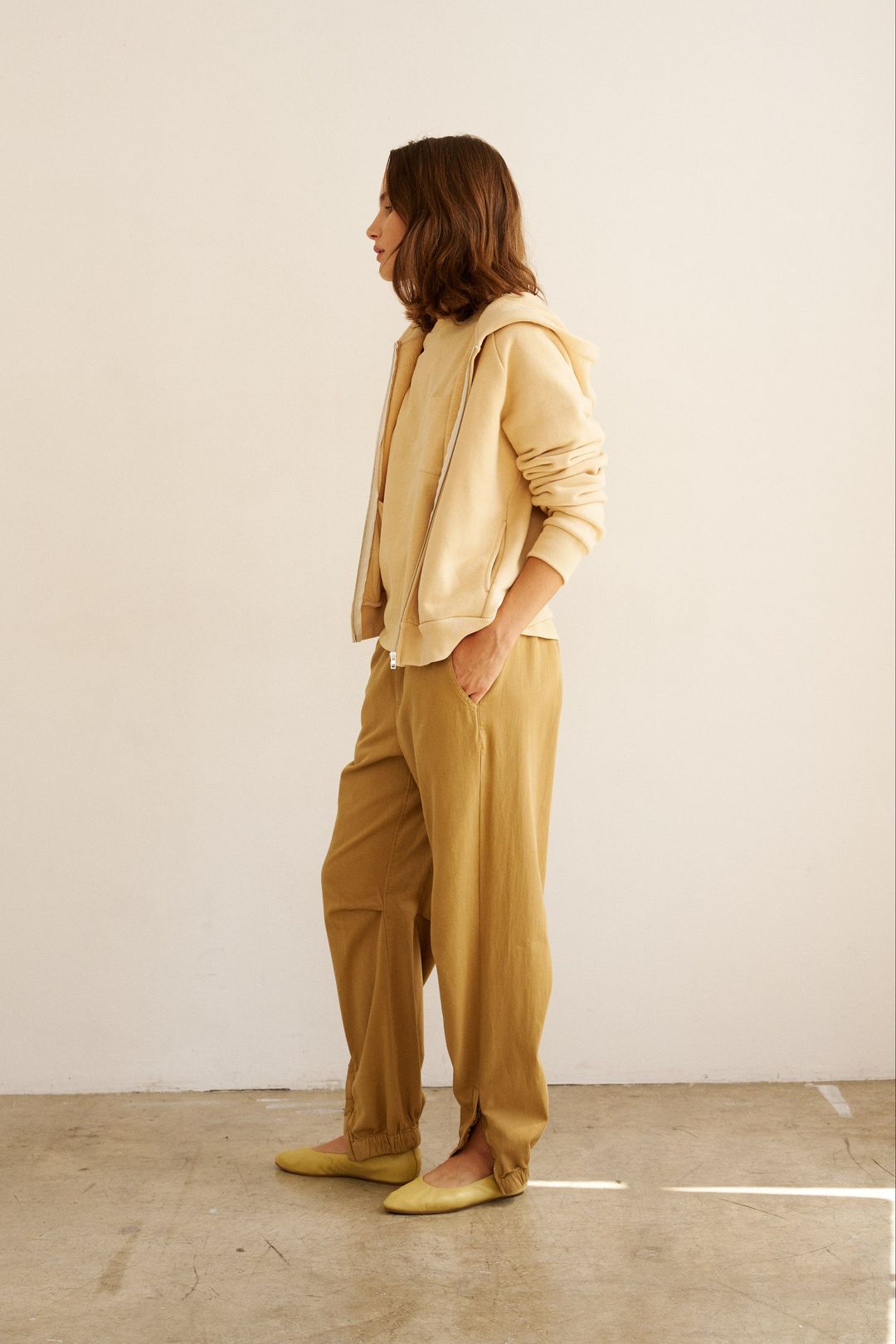 The Bird Hoodie in Butter #7