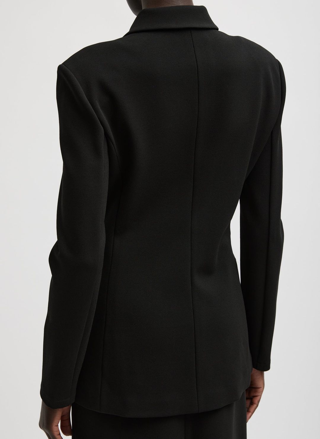 Wren Crepe Knit Fitted Blazer #6