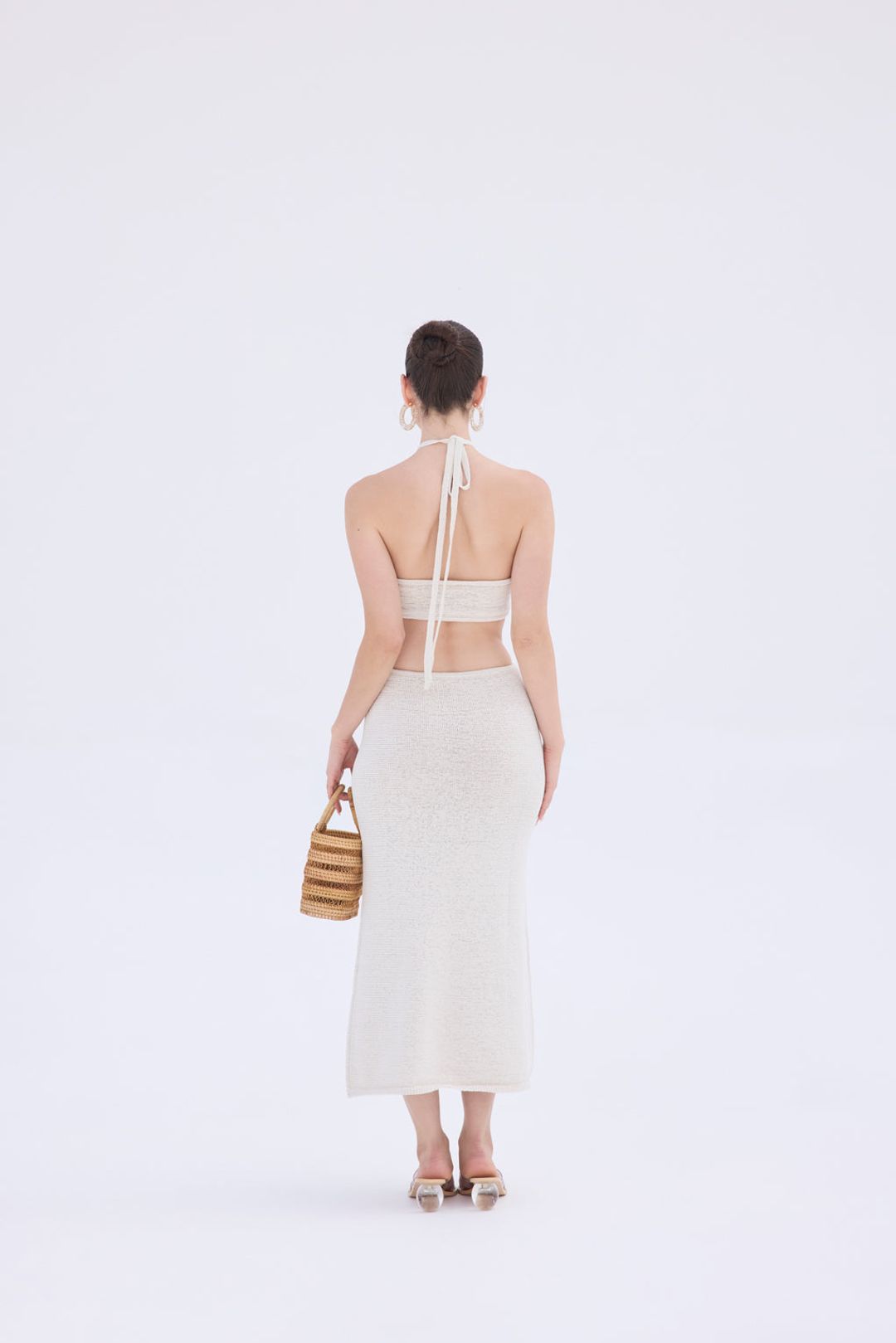 CAMERON KNIT DRESS - OFF WHITE #3