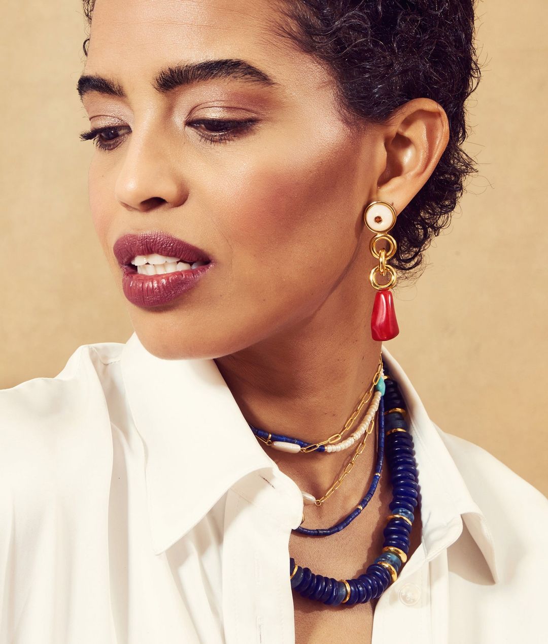 Laguna Necklace In Cobalt