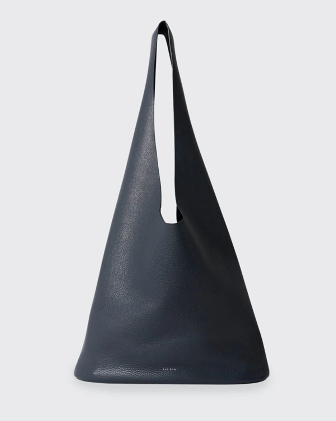 Bindle Three Lux Grain Leather Bag In Navy Pld