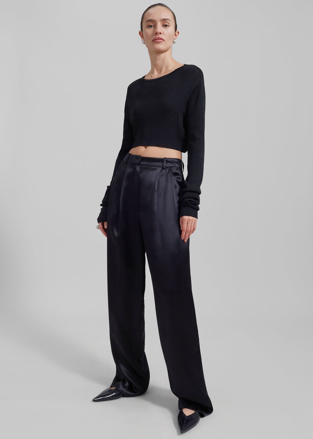 Loulou Studio Vione Pants - Black #5