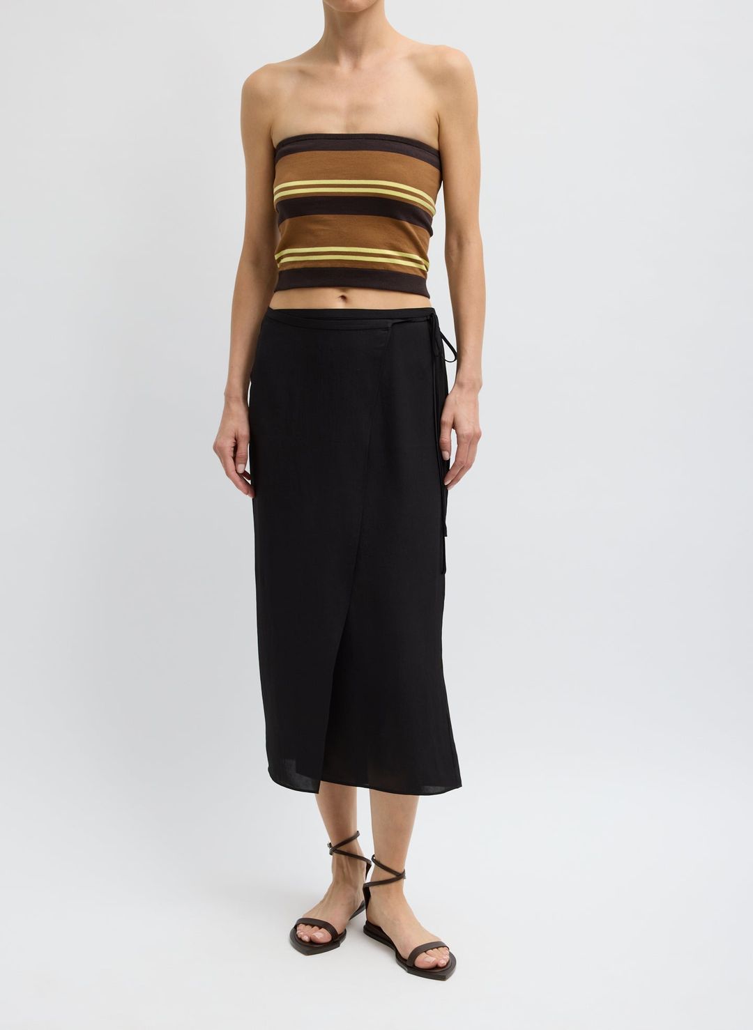 Summer Slip Wrap Skirt