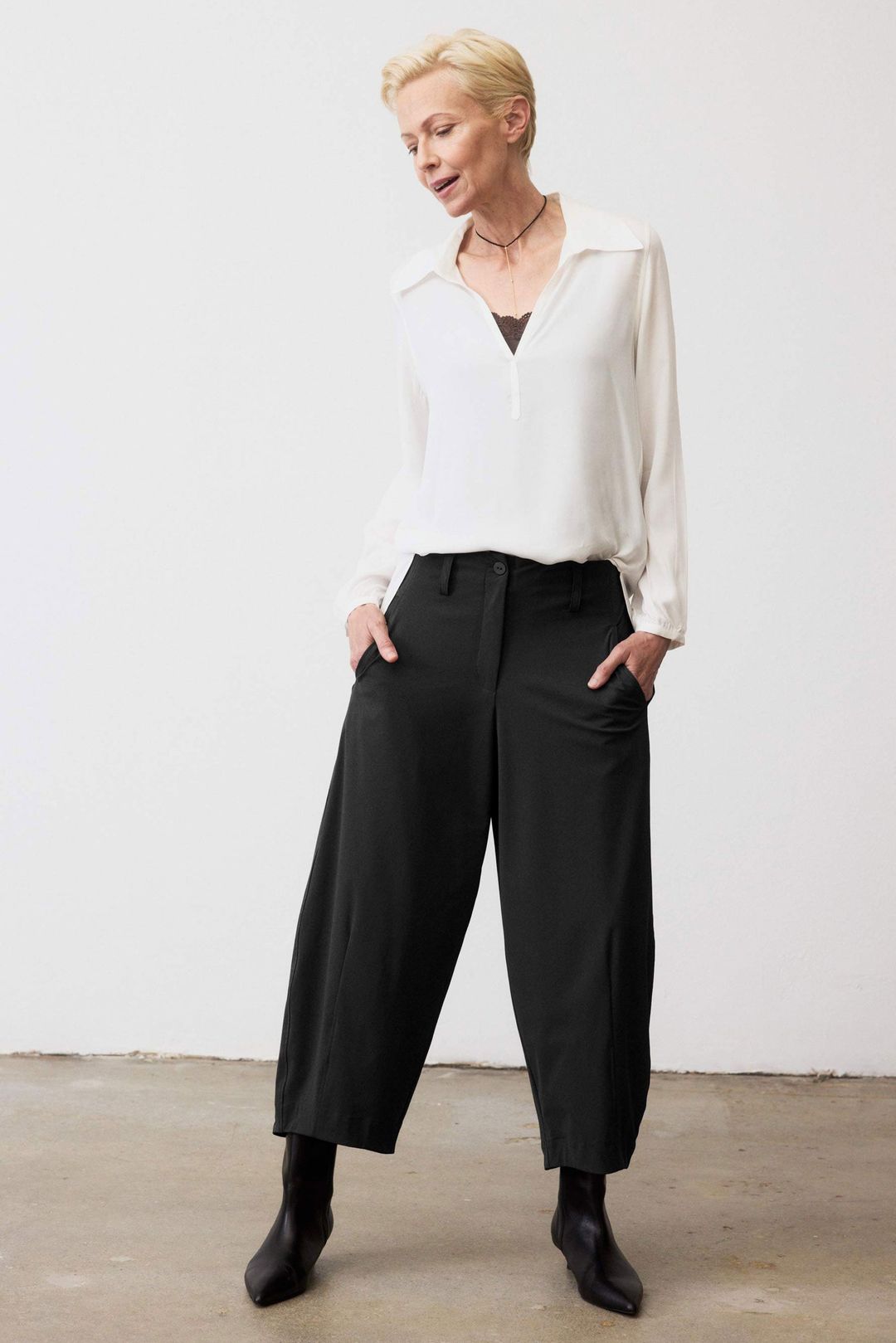 Petite Carefree Wide Leg Pants #3