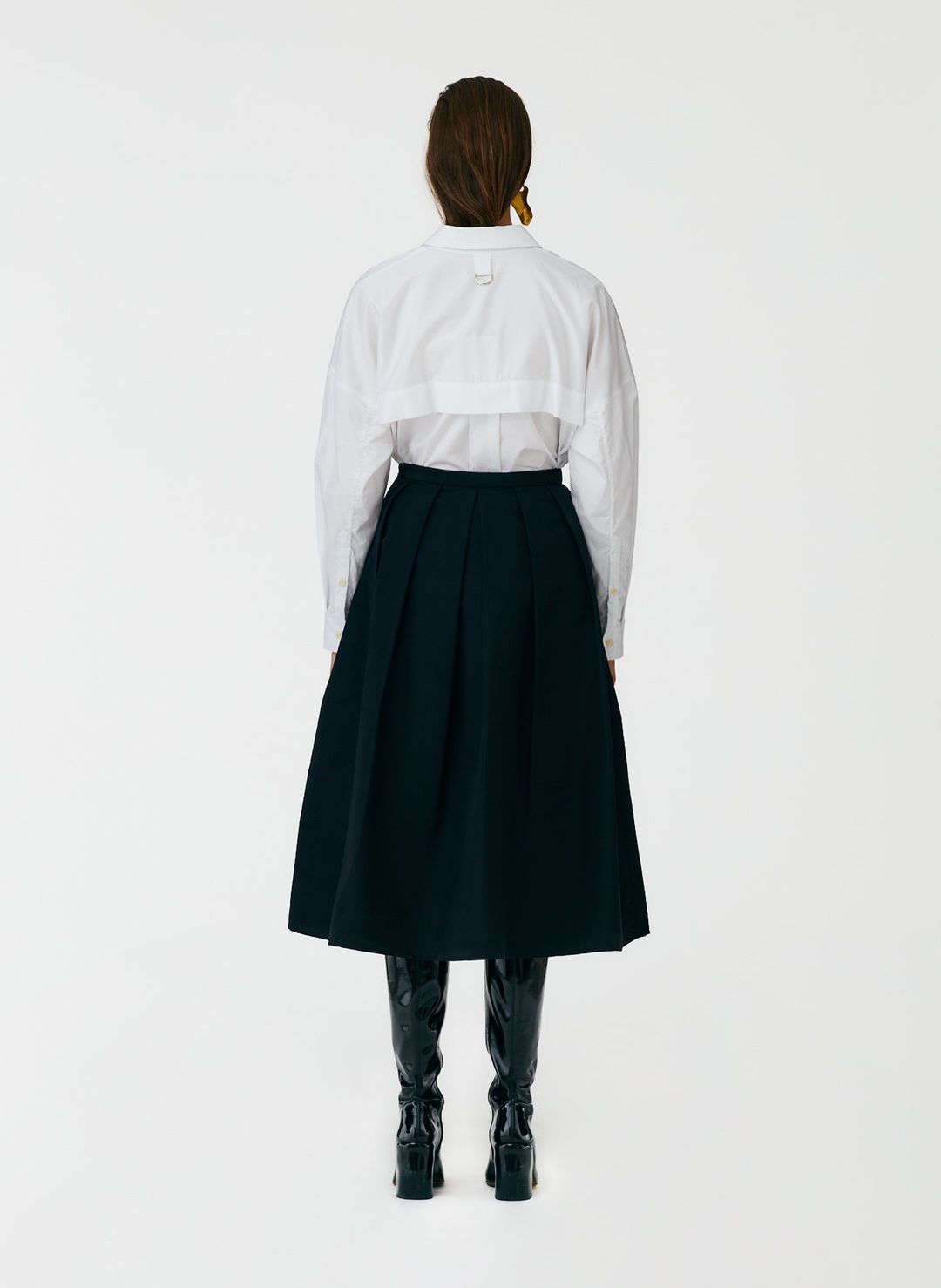 Silk Faille Full Skirt #4