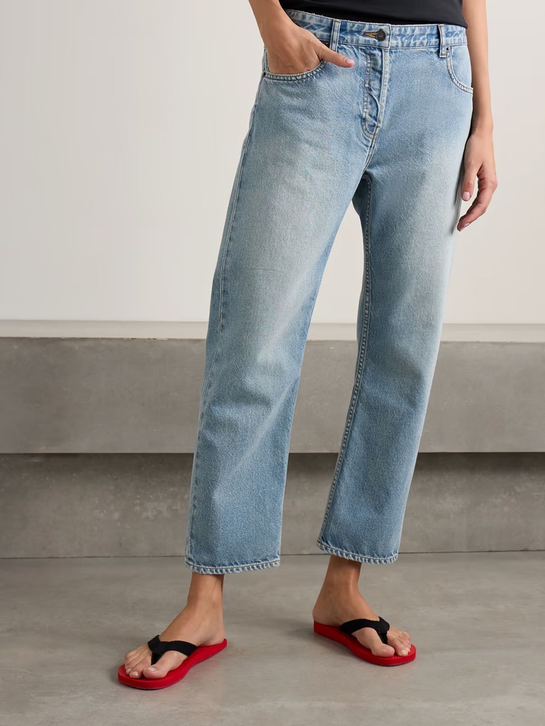 Riaco mid-rise slim-leg jeans #3