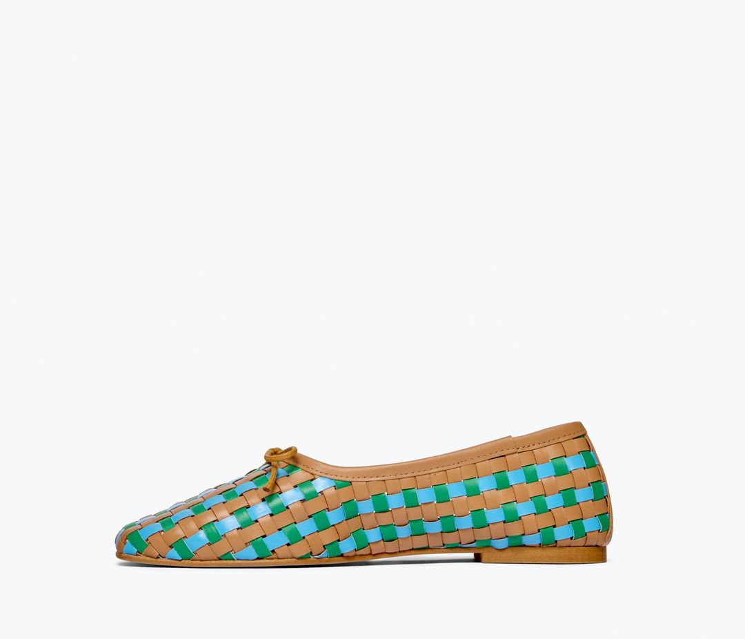 JADA SQUARE TOE BALLET FLAT #6