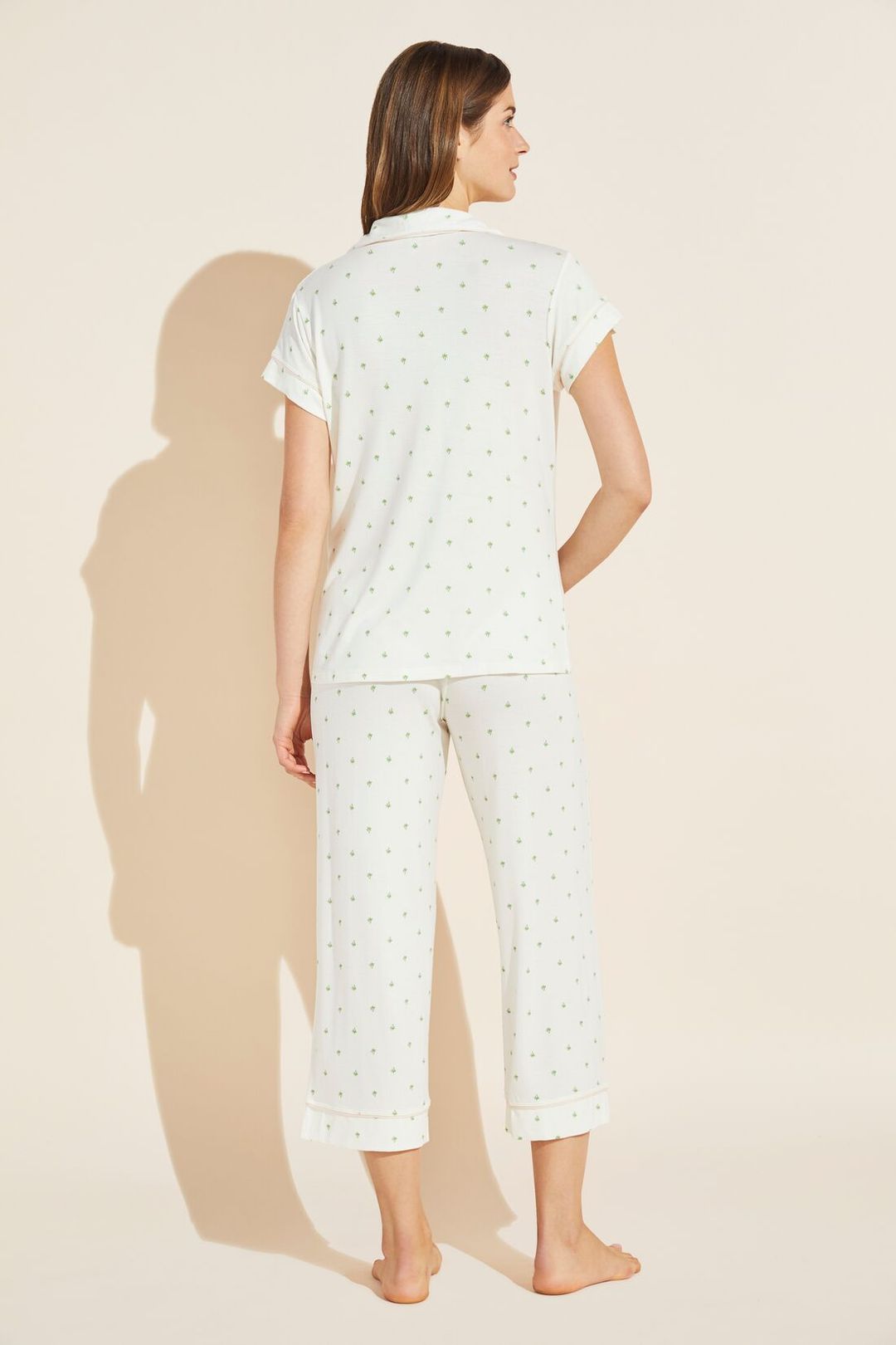 Gisele Printed TENCEL™ Modal Short Sleeve Cropped PJ Set #3