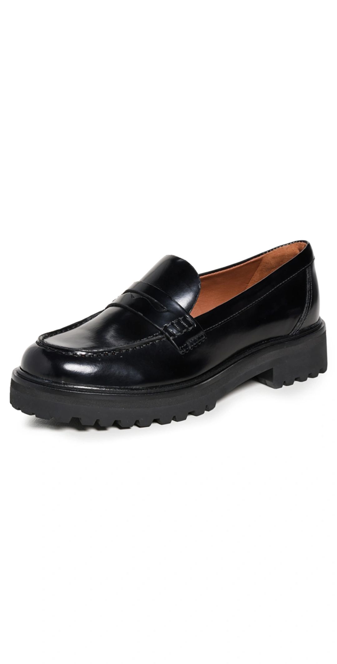 Agathea Chunky Loafers In Black #6
