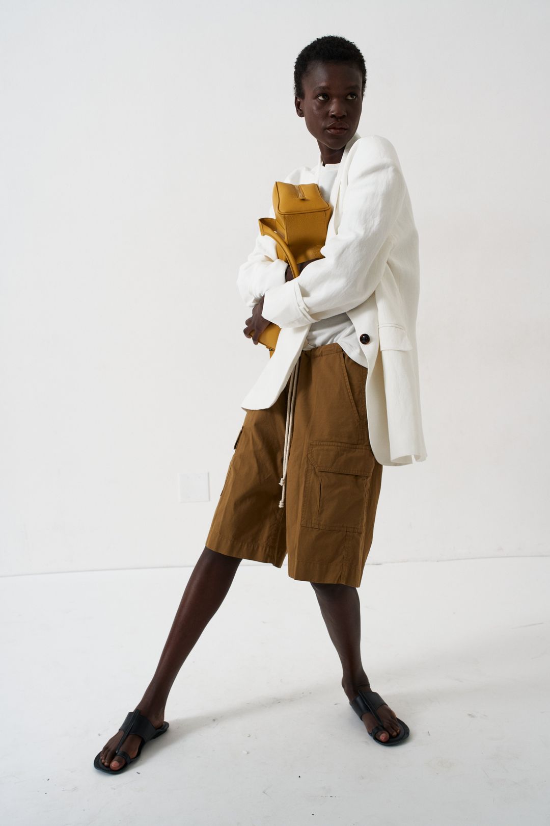 The Rope Tie Cargo Short in Camel