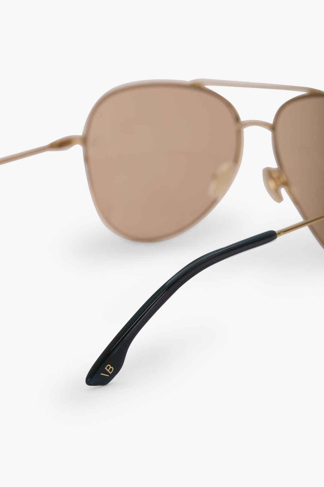 Metal Pilot Sunglass In Gold Blue #6