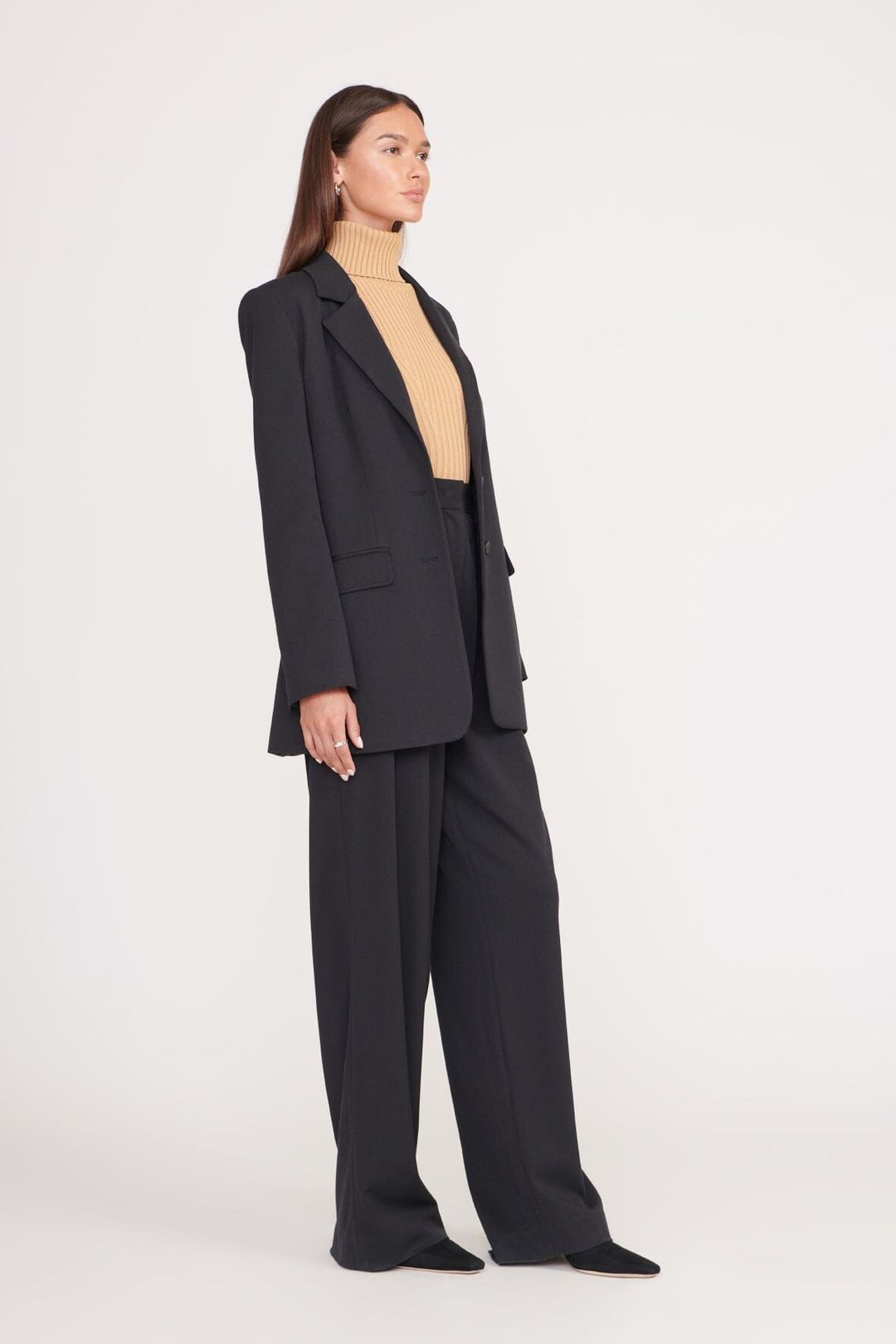LUISA PANT | BLACK SUITING #8