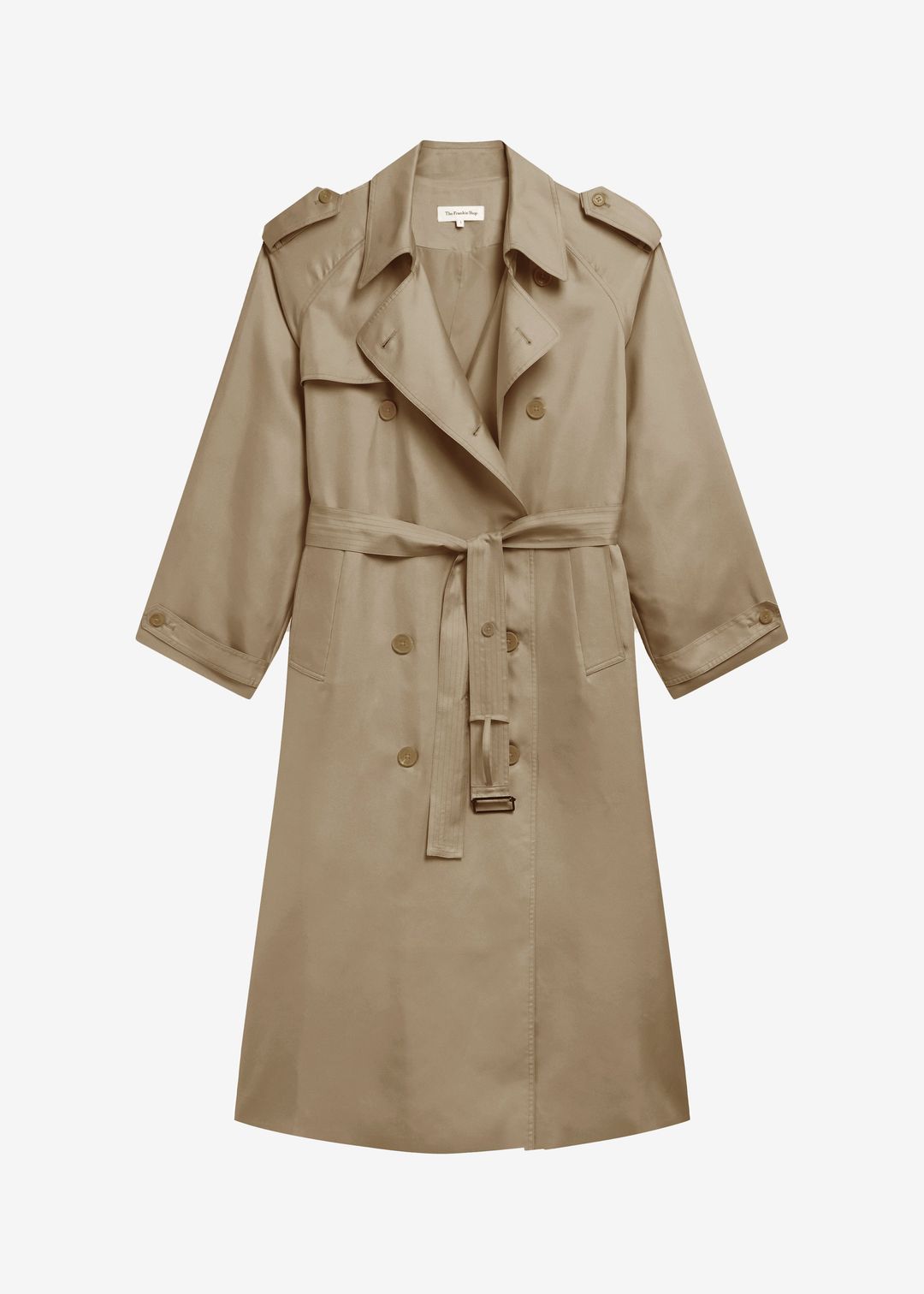 Veyron Silk Trench - Beige #8