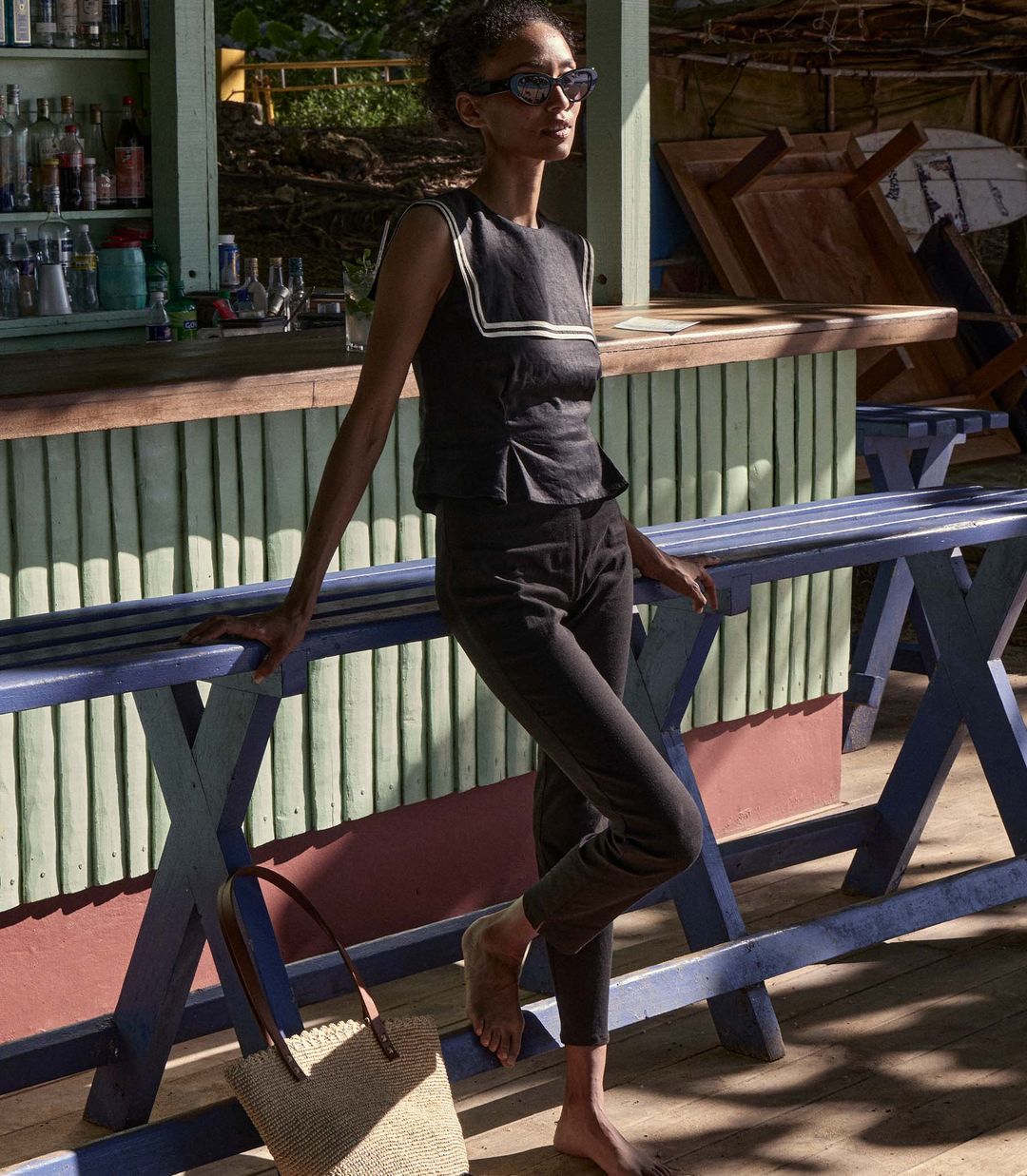 MARGIE TOP -- BLACK #3