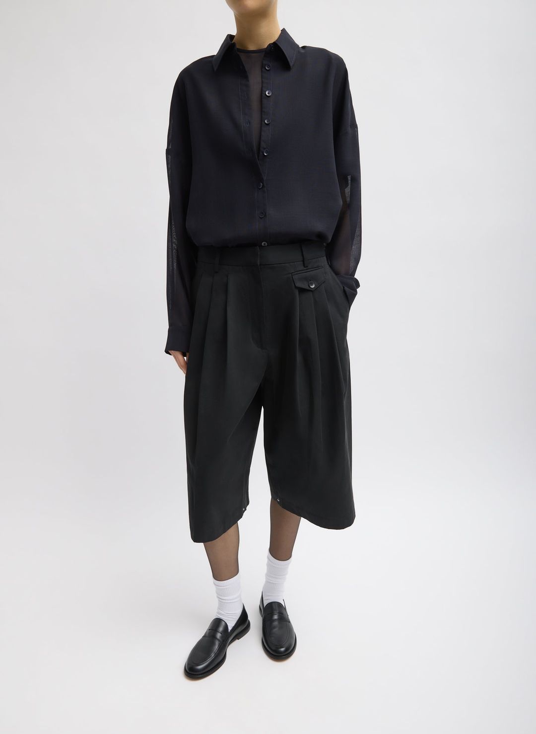 Bio Twill Triple Pleat Short