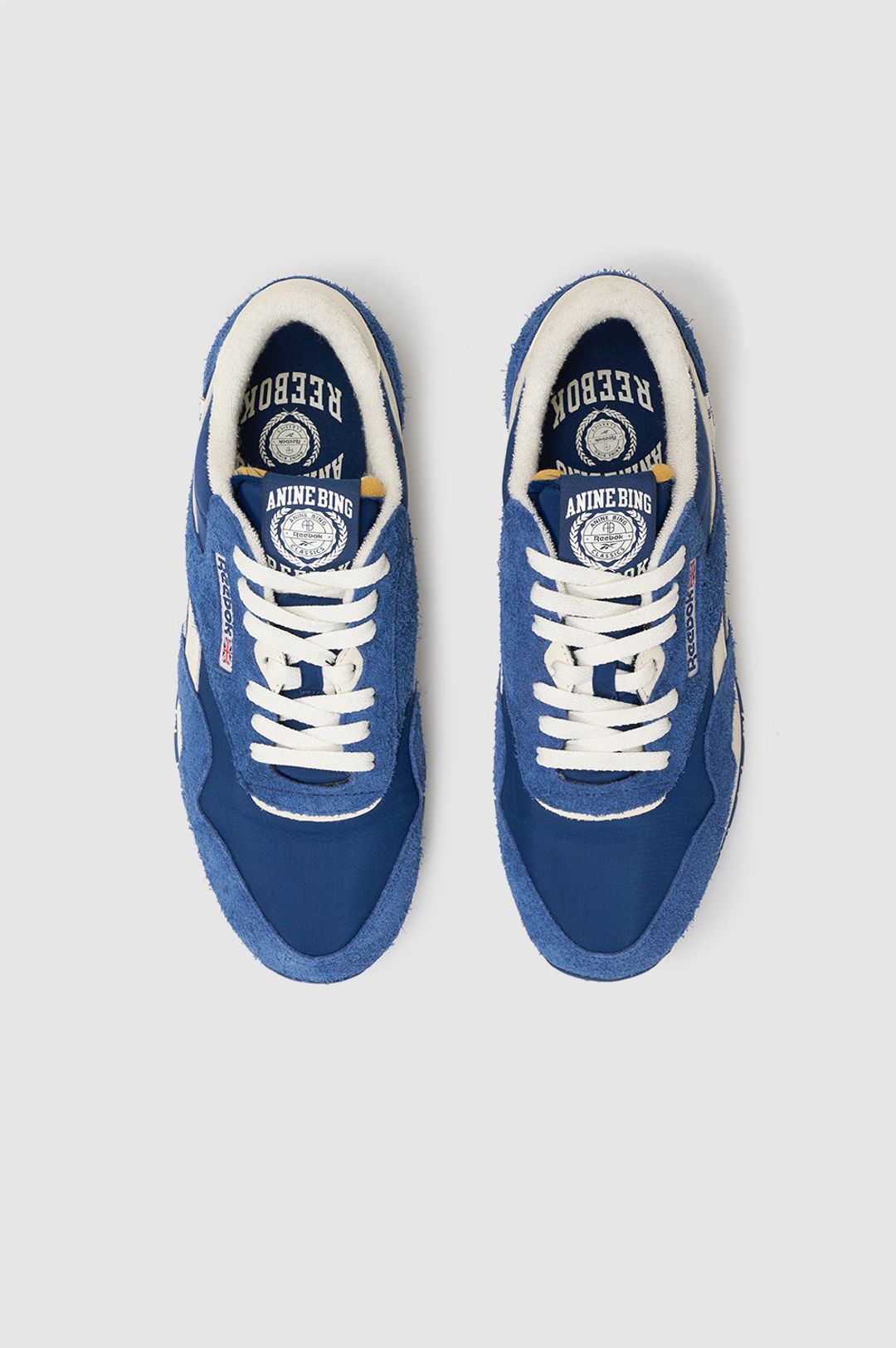 Reebok x ANINE BING Classic Nylon Shoes - Navy White Chalk #4