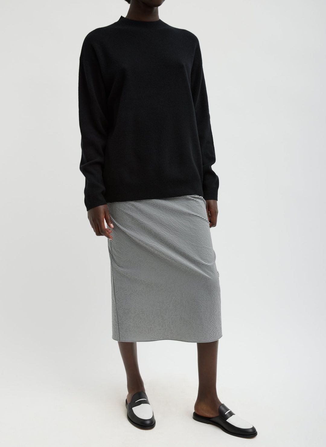 Tech Gingham Slip Skirt #5