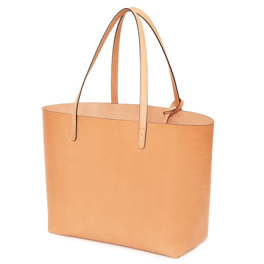 Cammello With Edge Paint Large Tote - Raw #3
