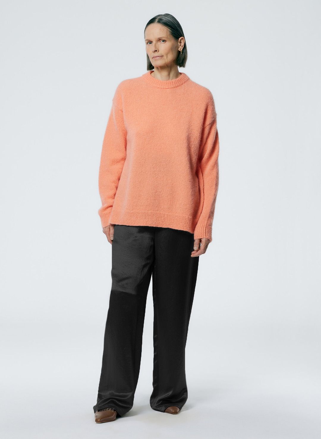 Sion Satin Wide Leg Pull On Pant