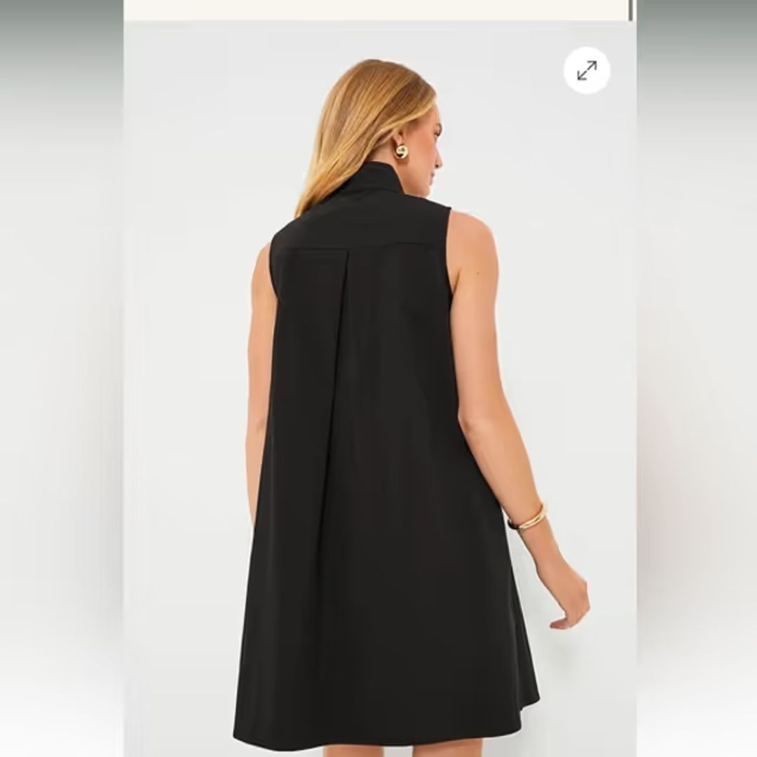 Sleeveless Charlie dress in Black #4