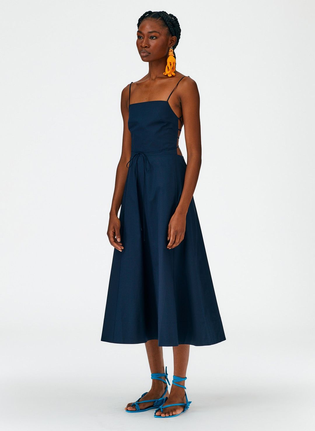 Eco Poplin Strappy Dress #3