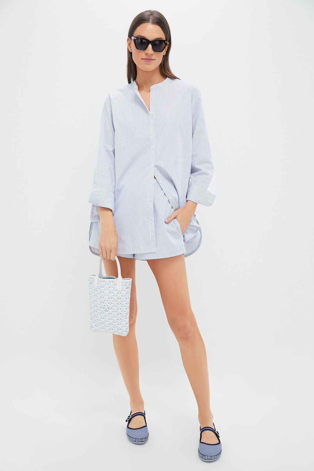 Blue Chambray Jamie Espadrille Flats #3