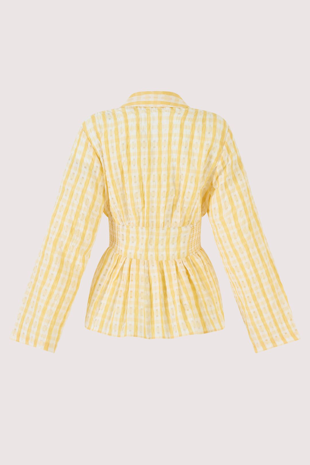 Boogie Woogie Bugle Boy Top in Seersucker Check #7