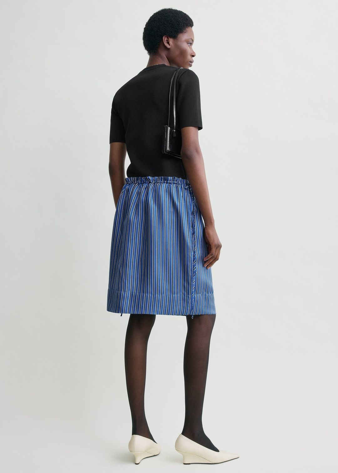 Striped mini skirt blue/navy #3