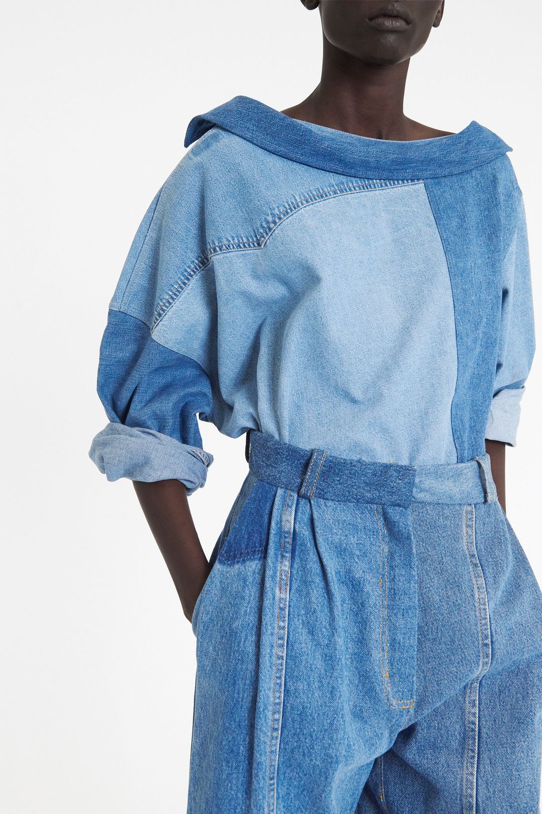 Upcycled Denim Jeans Blue #5