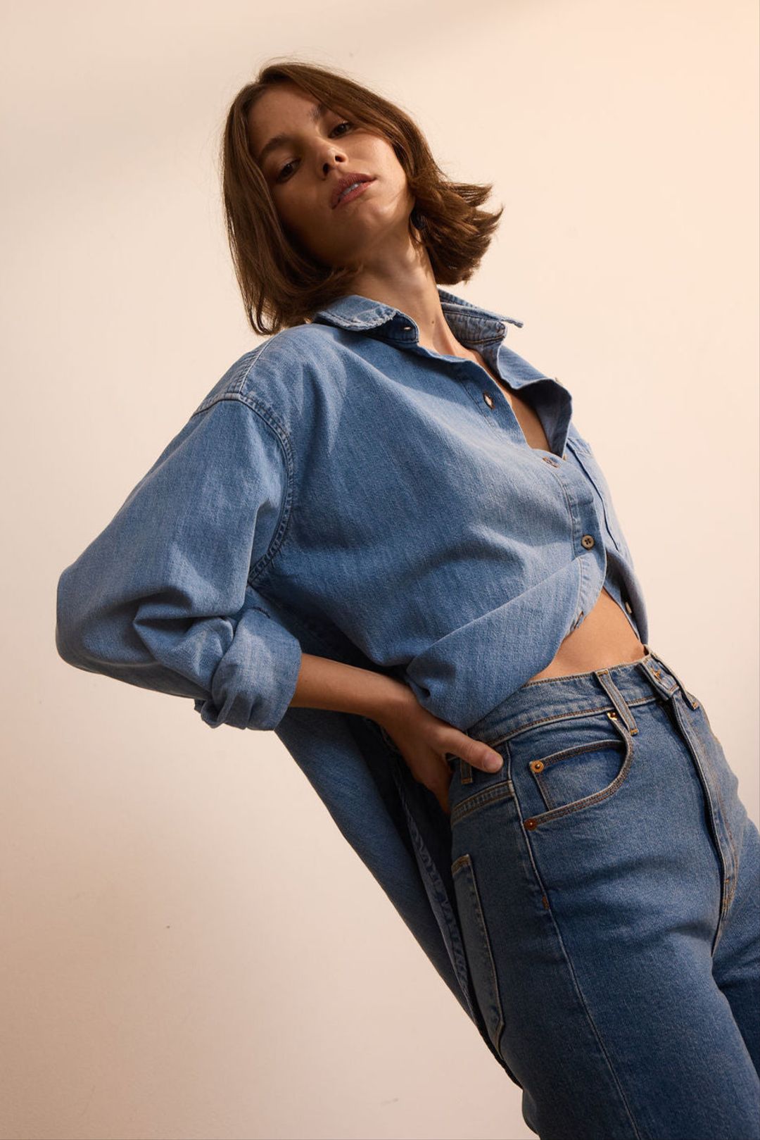 The Essential Denim Shirt in Timeworn Indigo #5
