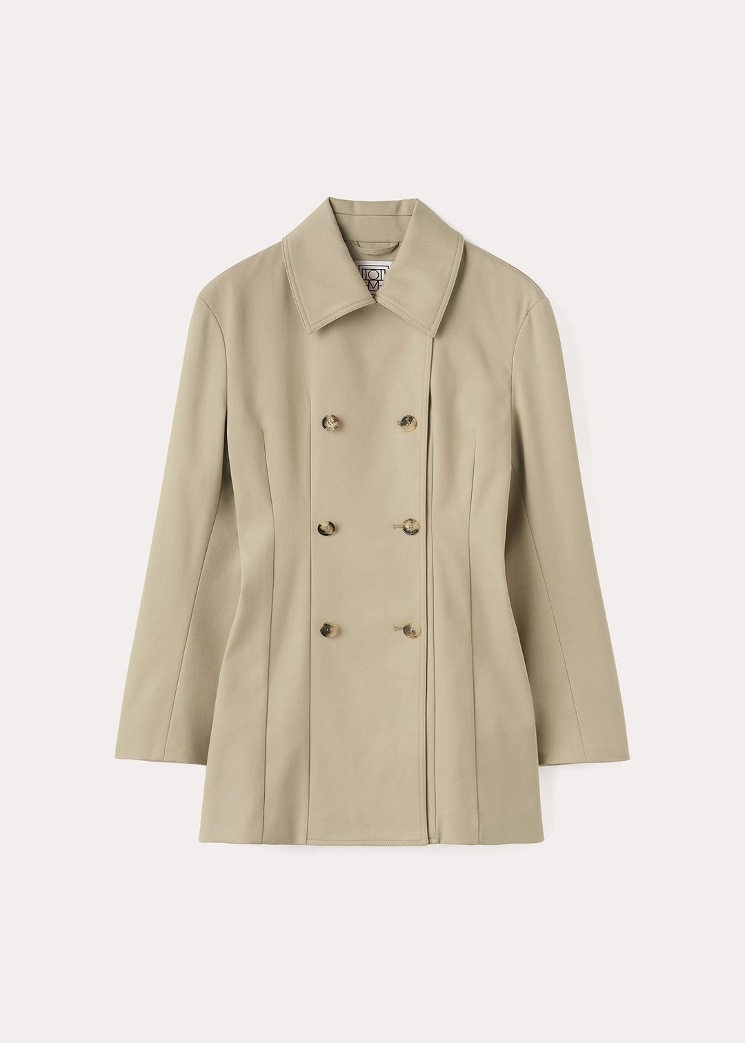 Structured-waist jacket overcast beige #5