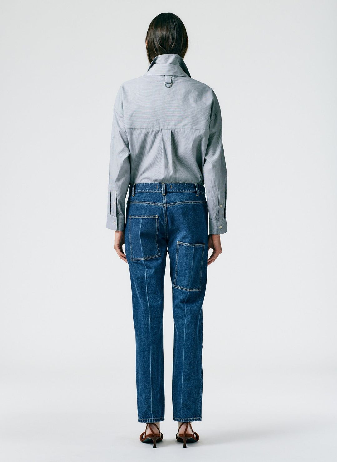 Medium Stone Wash Denim Elfie Jean #9