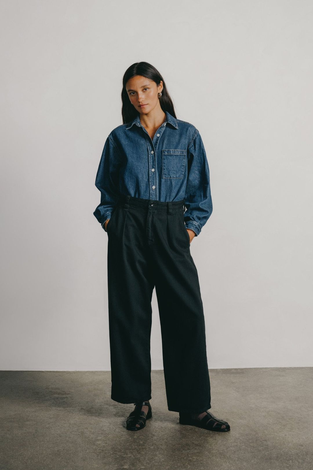 Field Pant, Tencel Bull Denim, Ink Black #4