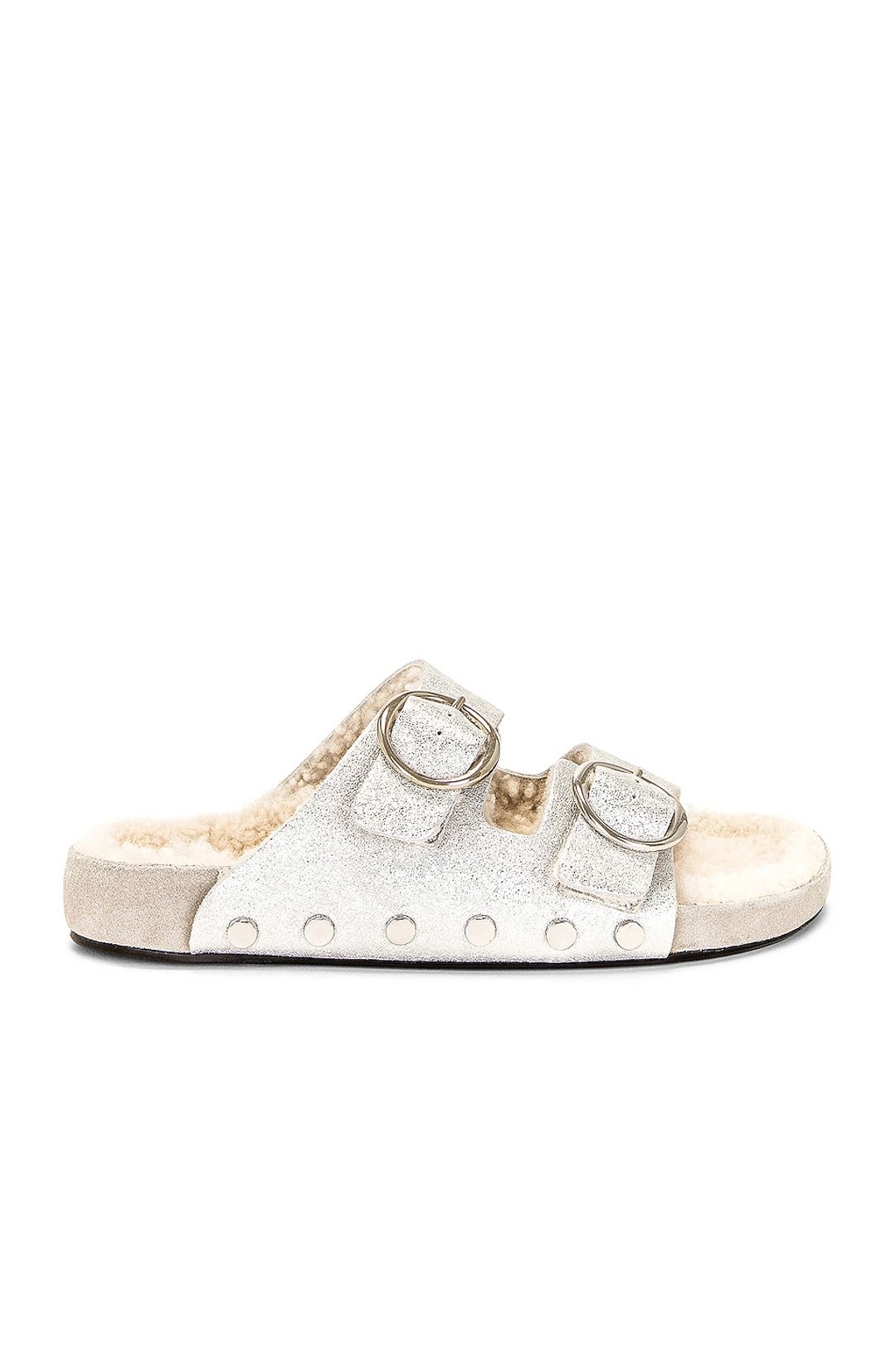 Lennyo Shearling Sandal