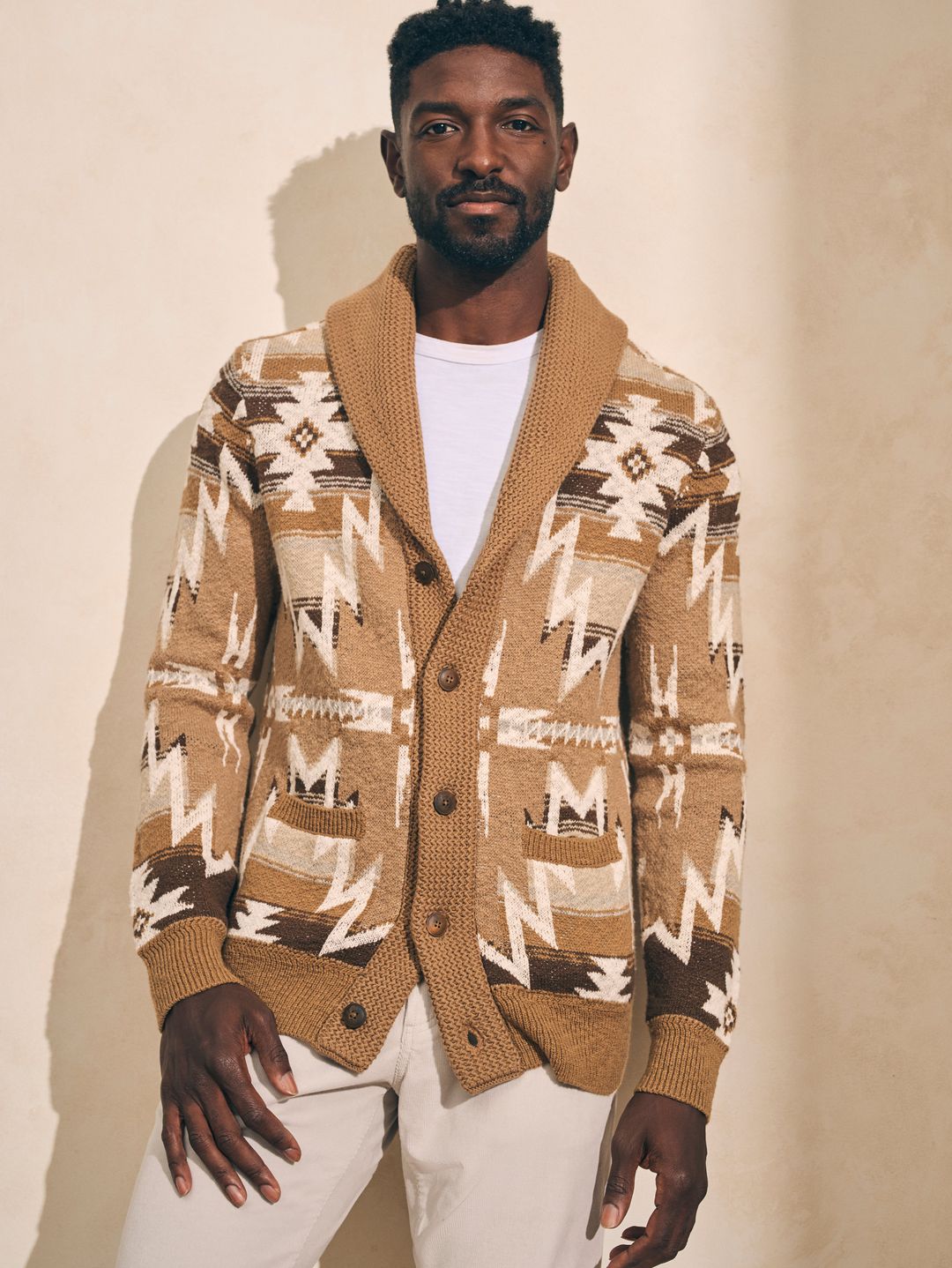 Doug Good Feather Cardigan - Mountain Stars #3